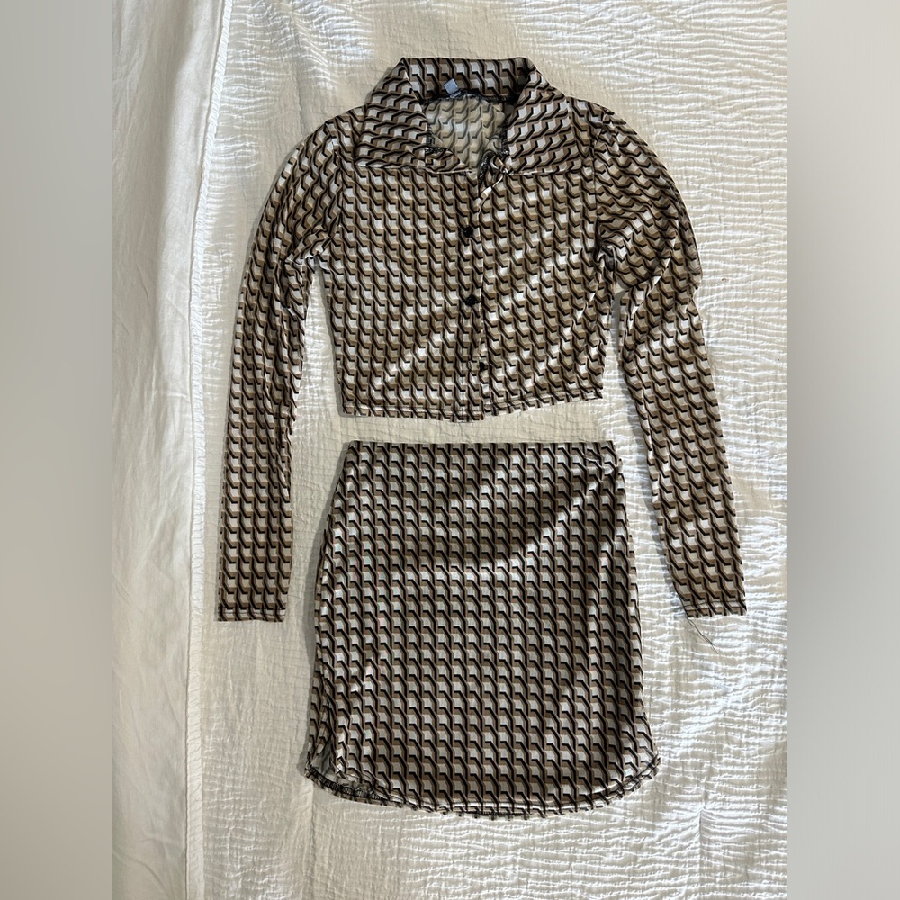 Missguided skirt set UK6 US2